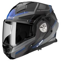 LS2 FF901 ADVANT-X HPFC SPECTRUM překlápěcí helma černá/modrá